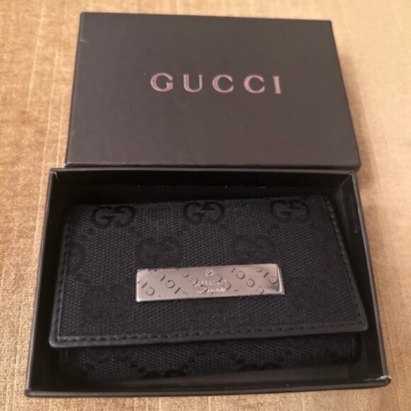 BNIB Gucci Canvas Key Holder - Vintage - Picture 4 of 4